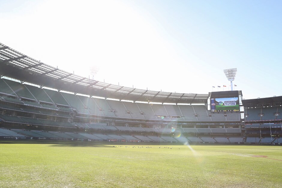 AFL 2017 Round 15 - Carlton v Adelaide THE MCG will be the home of the Grand Final until at least 2057 under a mega-deal with the Victorian government. - Geelong Cats